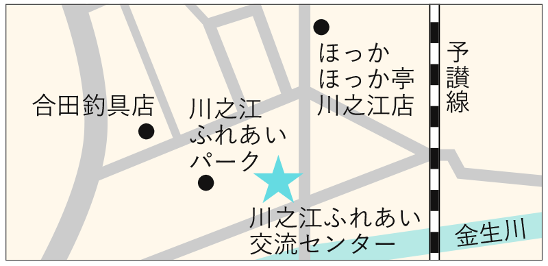川之江ふれあい交流センターの地図